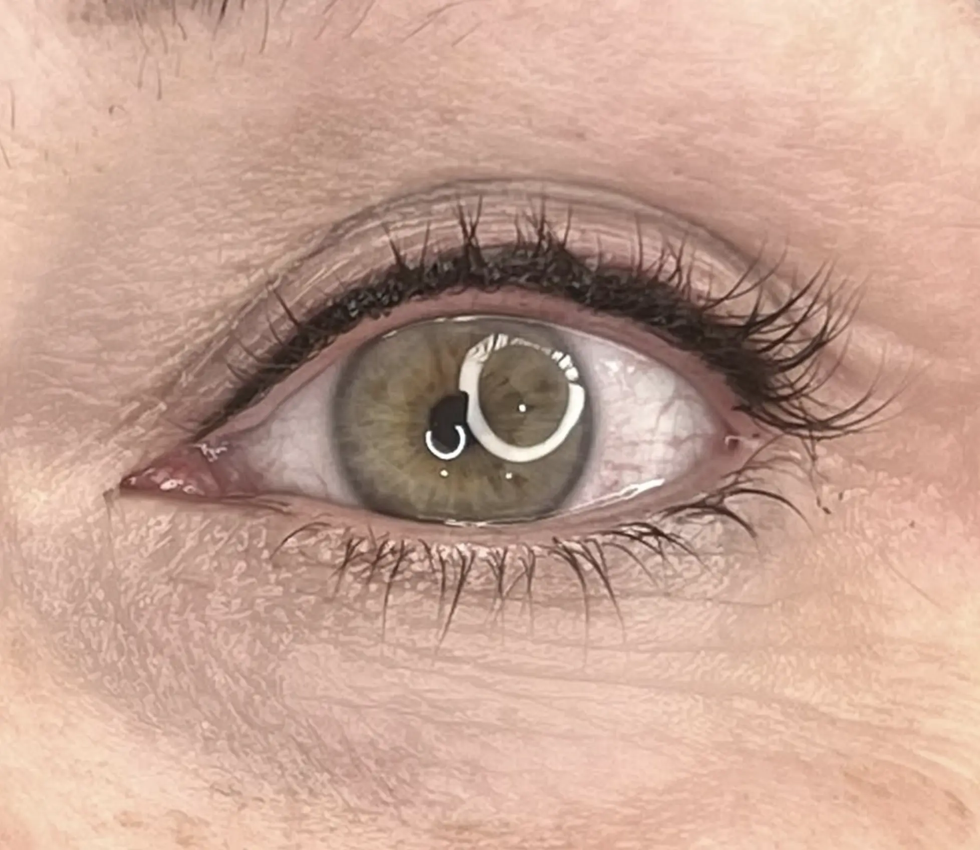 Natural lash line enhancement